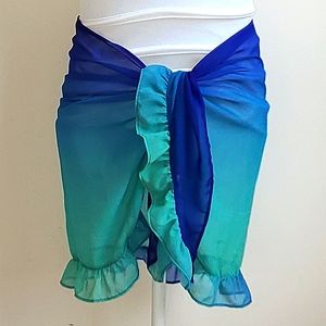 Moda Minx "Blue Lagoon" Ombre Cover Up